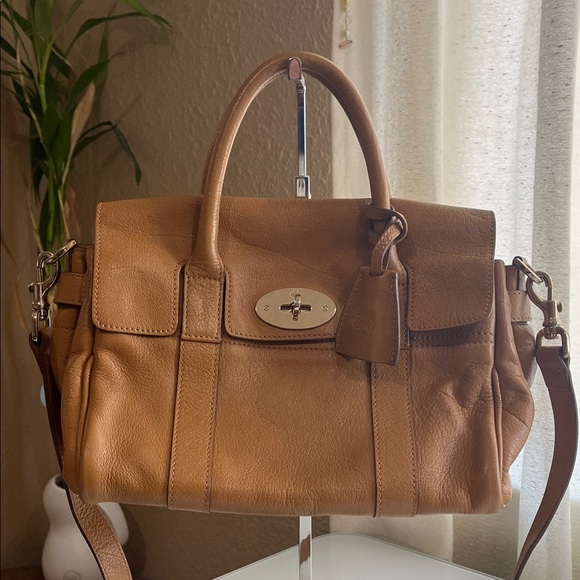 MULBERRY SMALL TAN BAYSWATER SATCHEL - Picture 1 of 16